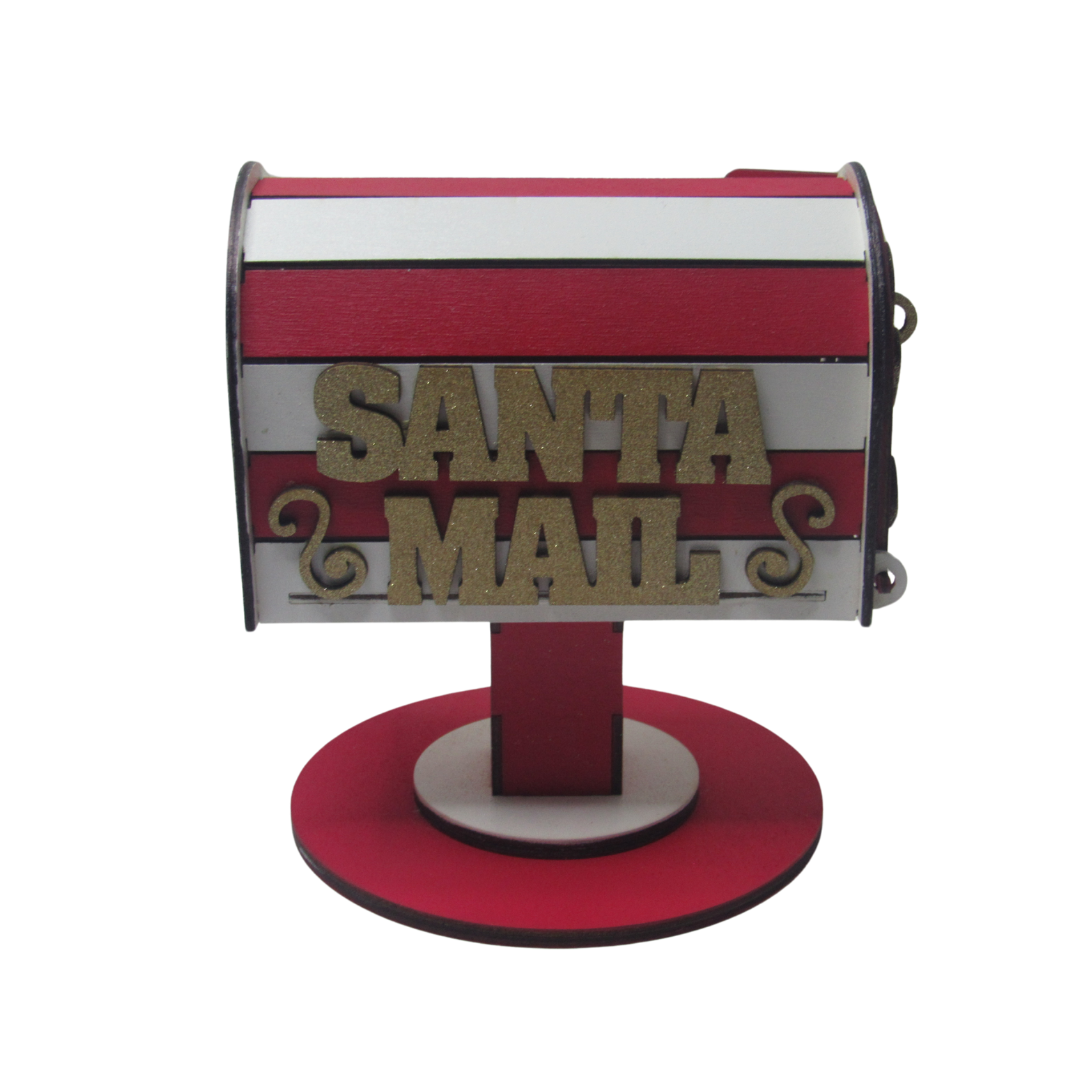 Santa Mailbox for Letters – Charming Christmas Decor Gift