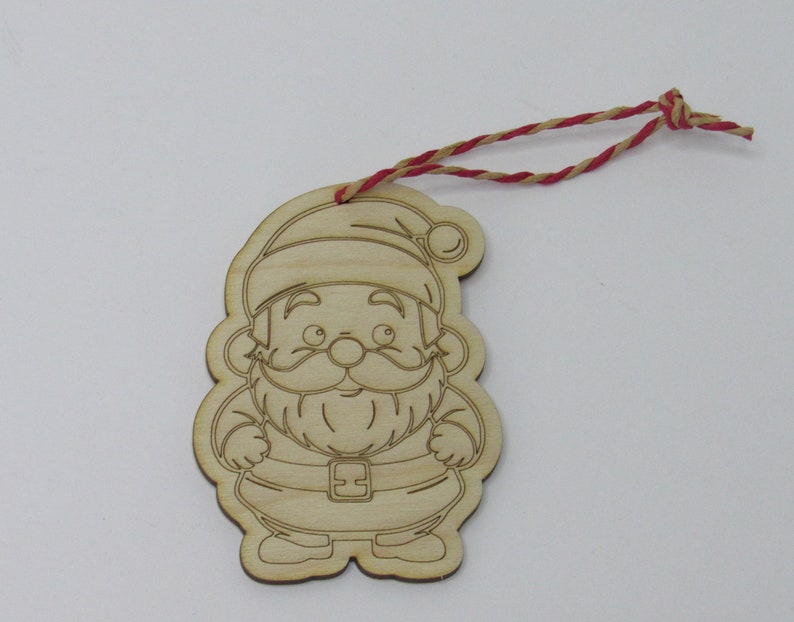 Santa Christmas Ornament Set
