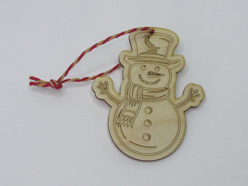 Snowman Christmas Ornament Set