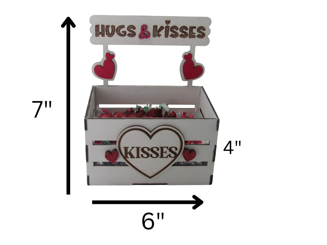 Chocolate Gift Box - Handmade Candy Box | Personalized Valentine Gift - Lasernique