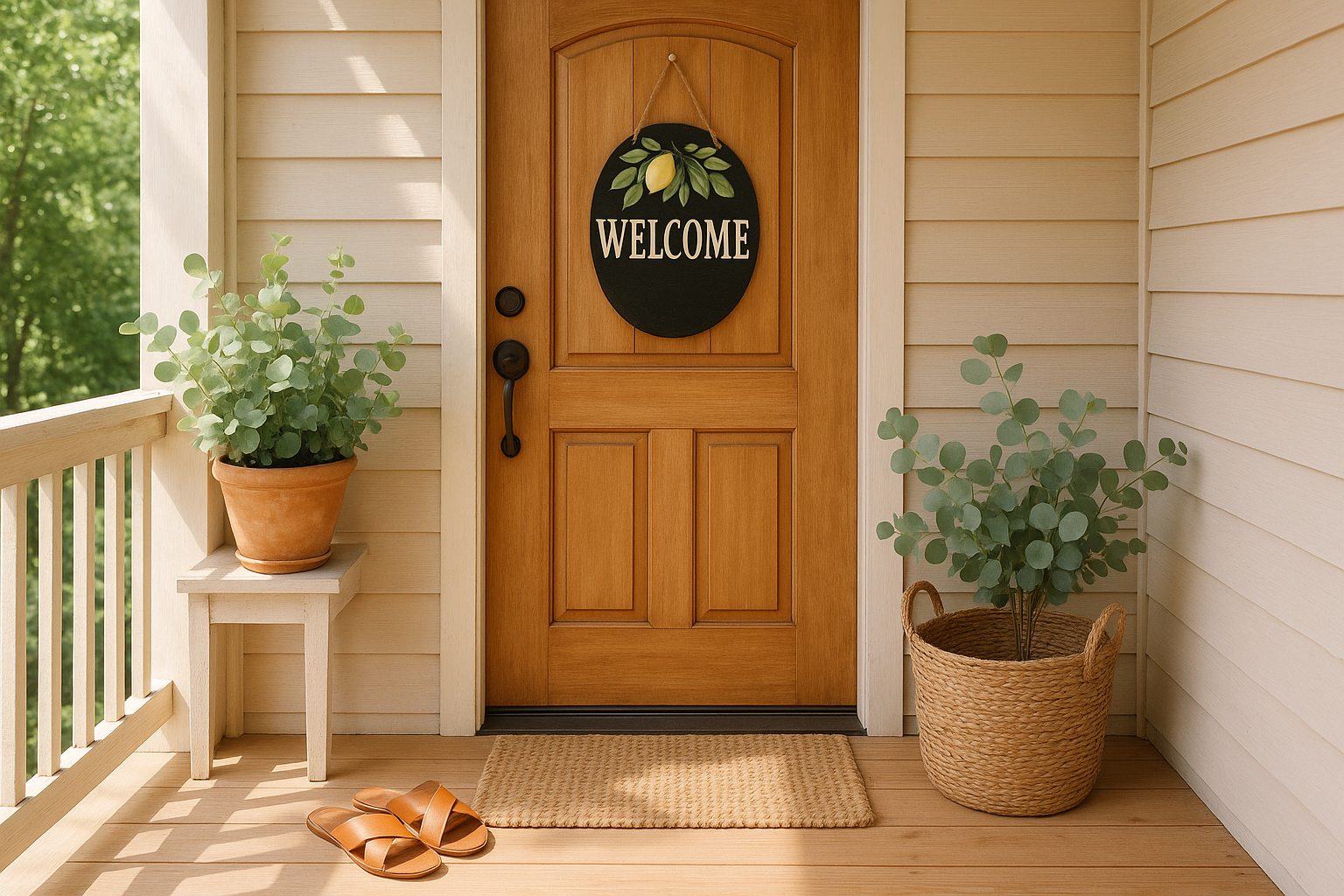 Summer Entryway Styling Tips - 2026 Front Door Decor Ideas