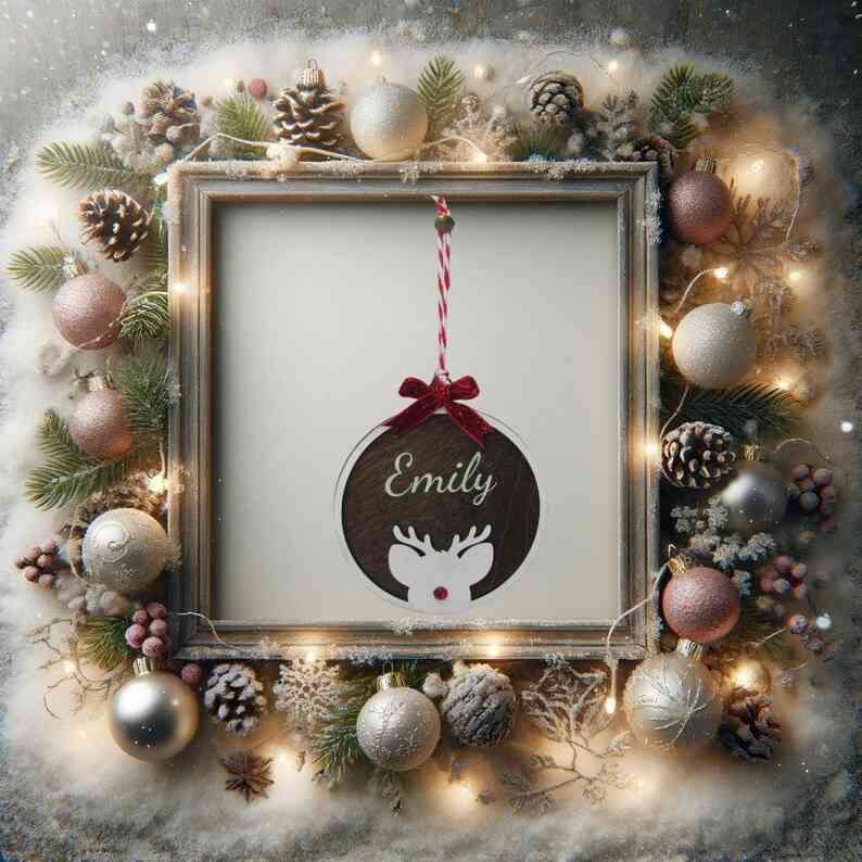 Christmas Ornaments Set - Lasernique Designs