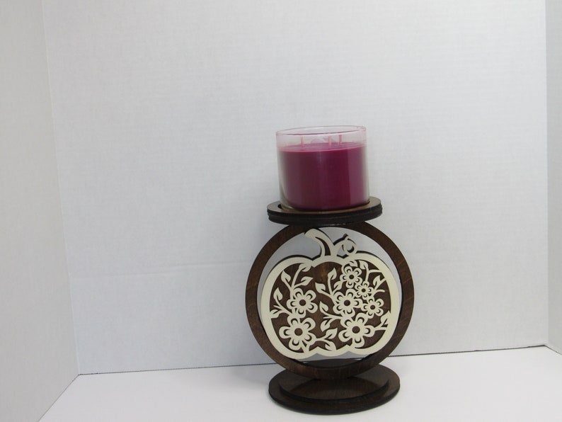 Thanksgiving Centerpiece for Table Pumpkin Candle Holder Candle Holder Glass Fall Centerpiece Candle Holders Thanksgiving Hostess Gift