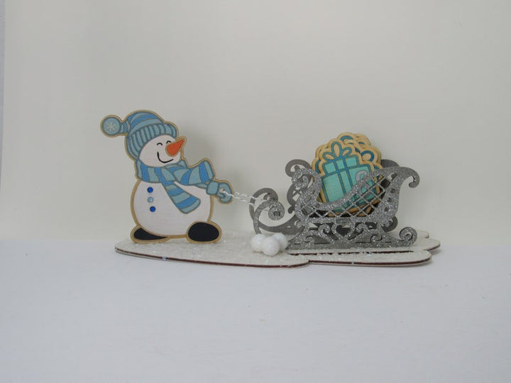 Snowman Christmas Calendar, Countdown to Christmas, Shelf Sitter, Snowman Decor Living Room, Mantle Decoration Fireplace, Advent Ornament