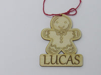 Thumbnail for Personalized Christmas Ornament | Personalized Wooden Ornaments | Custom Christmas Gift Tag for Presents | Custom Stocking Tags | Name Tag