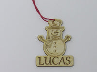 Thumbnail for Personalized Christmas Ornament | Personalized Wooden Ornaments | Custom Christmas Gift Tag for Presents | Custom Stocking Tags | Name Tag