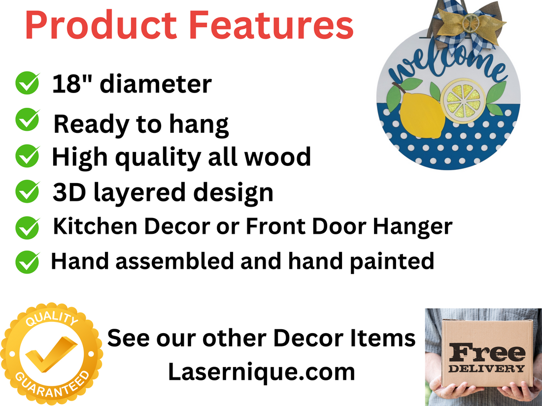 Product features information graphic