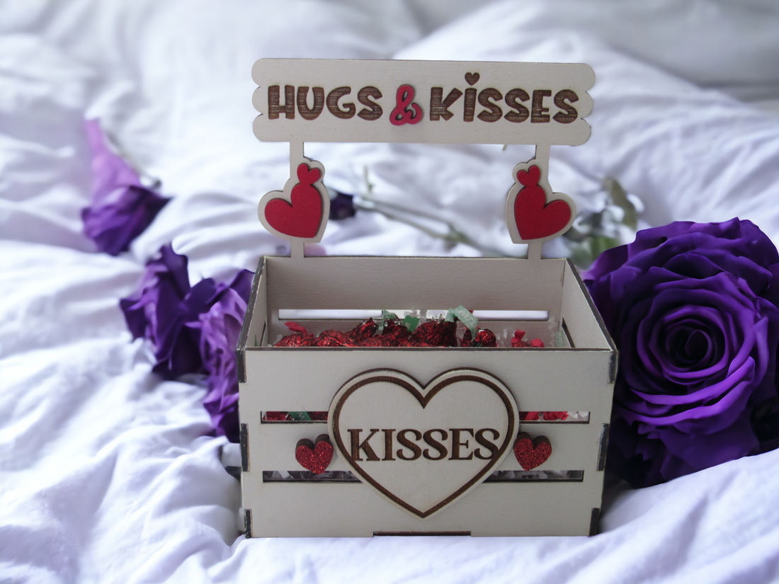 Chocolate Gift Box - Handmade Candy Box | Personalized Valentine Gift - Lasernique